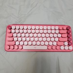 Logitech Pop Keys Pink Keyboard